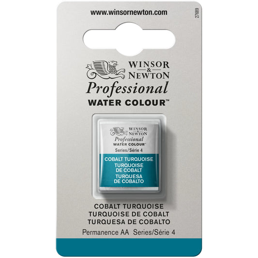 AQUARELLE W&N PROF. 1/2 GODET TURQUOISE DE COBALT