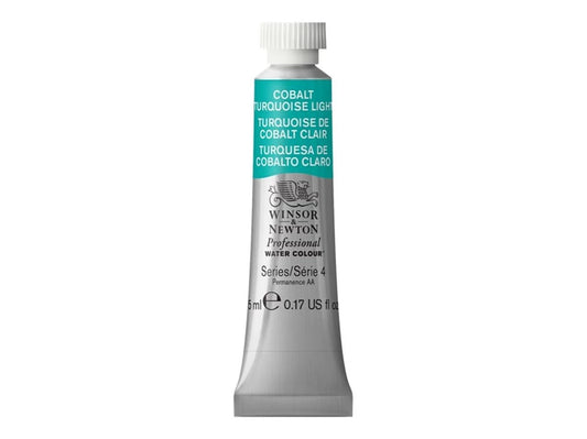 W&N PROF. AQUARELLFARBE TUBE 5ML KOBALT TÜRQUOISE HELL