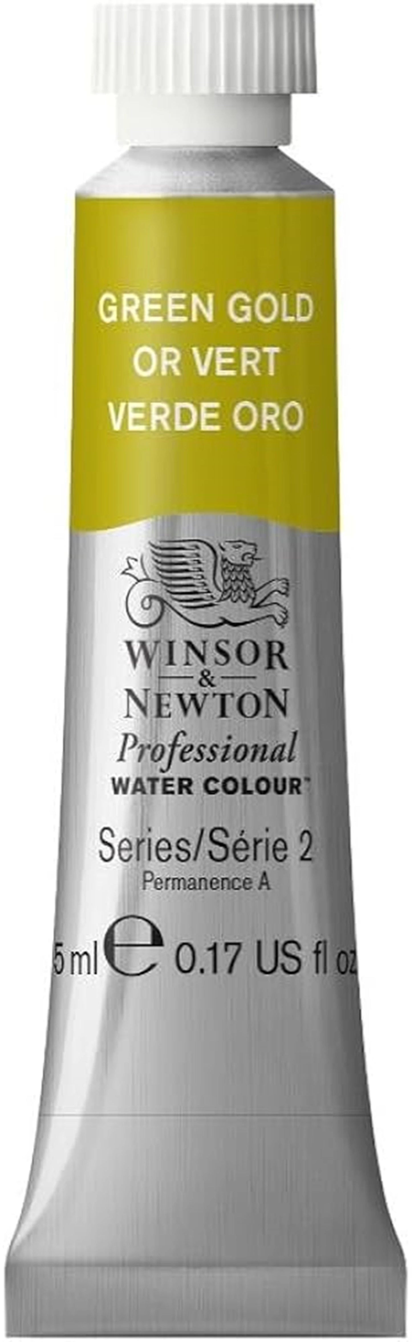 W&N PROF. AQUARELLFARBE TUBE 5ML GRÜNGOLD