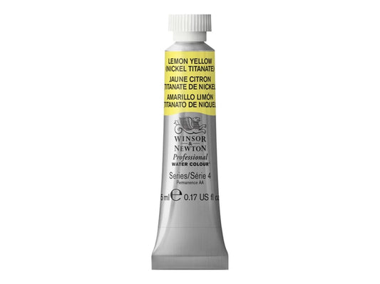 W&N PROF. AQUARELLFARBE TUBE 5ML ZITRONENGELB (NICKELTITANAT)