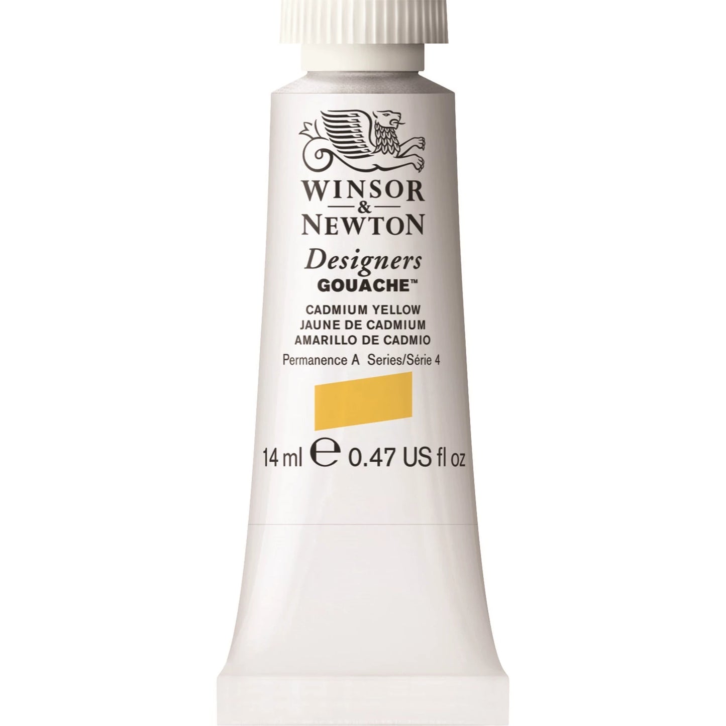 W&N DESIGNERS GOUACHE TUBE 14ML JAUNE DE CADMIUM