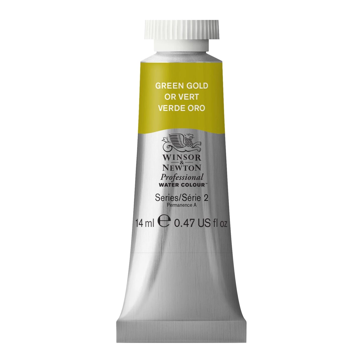 W&N PROF. AQUARELLFARBE TUBE 14ML GOLDGRÜN