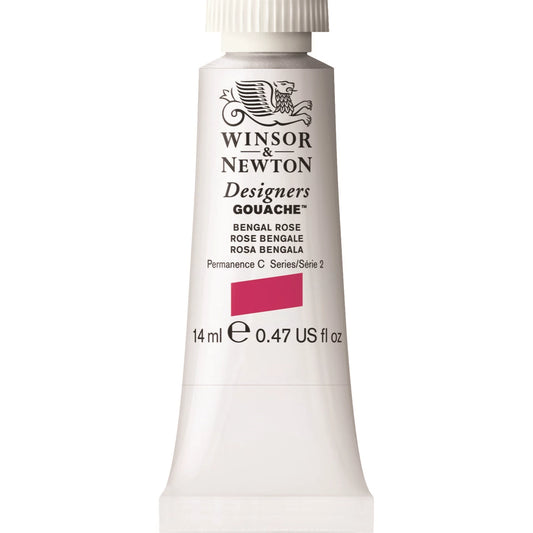 W&N DESIGNERS GOUACHE TUBE 14ML BENGALISCHES ROSA