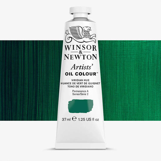PEINTURE À L'HUILE POUR ARTISTES W&N TUBE DE 37 ML COULEUR VIRIDIENNE