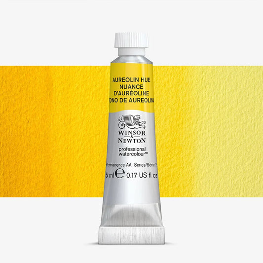 AQUARELLE W&N PRO 5ML JAUNE AURÉOLINE