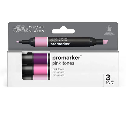 W&N PROMARKER SET DE 3 NUANCES DE ROSE
