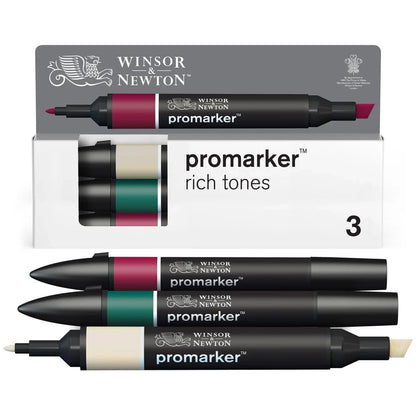 W&N PROMARKER SET 3 PIÈCES TONS RICHES