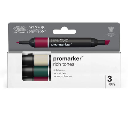 W&N PROMARKER SET 3 PIÈCES TONS RICHES