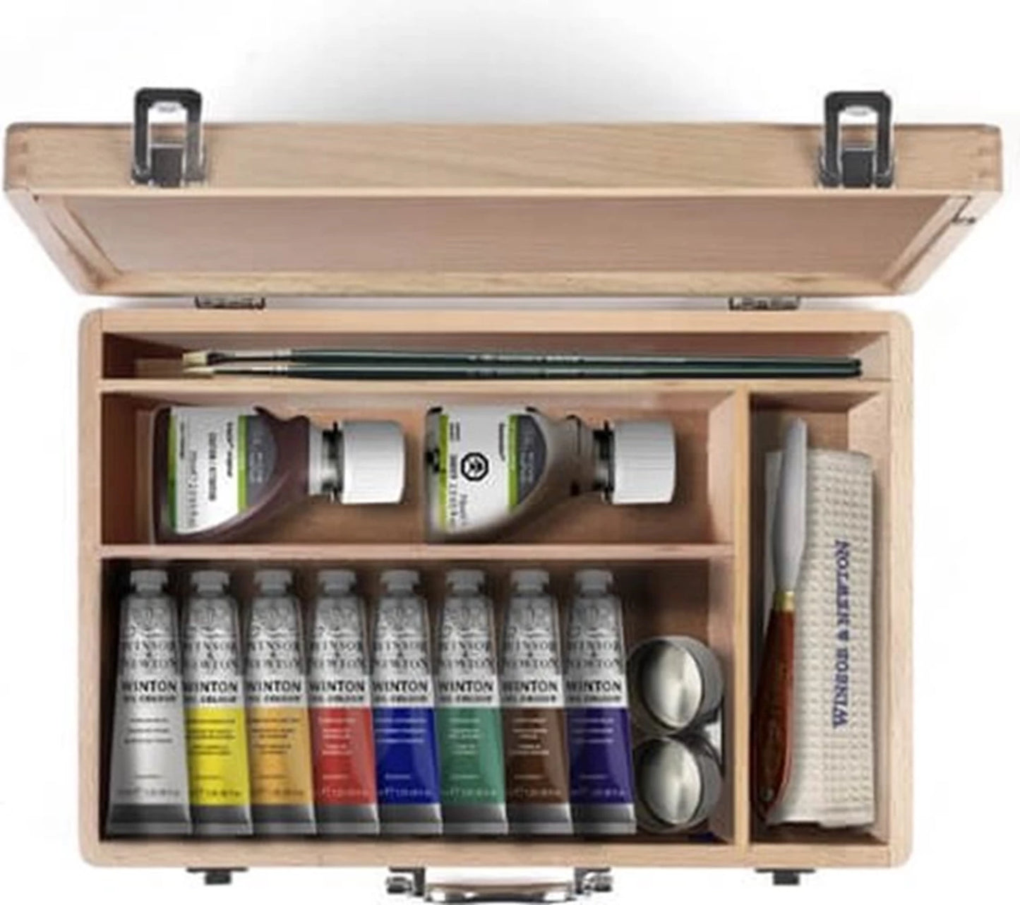 W&N WINTON ÖL MALKASTEN HOLZ "THE ESSENTIALS" 15-TLG