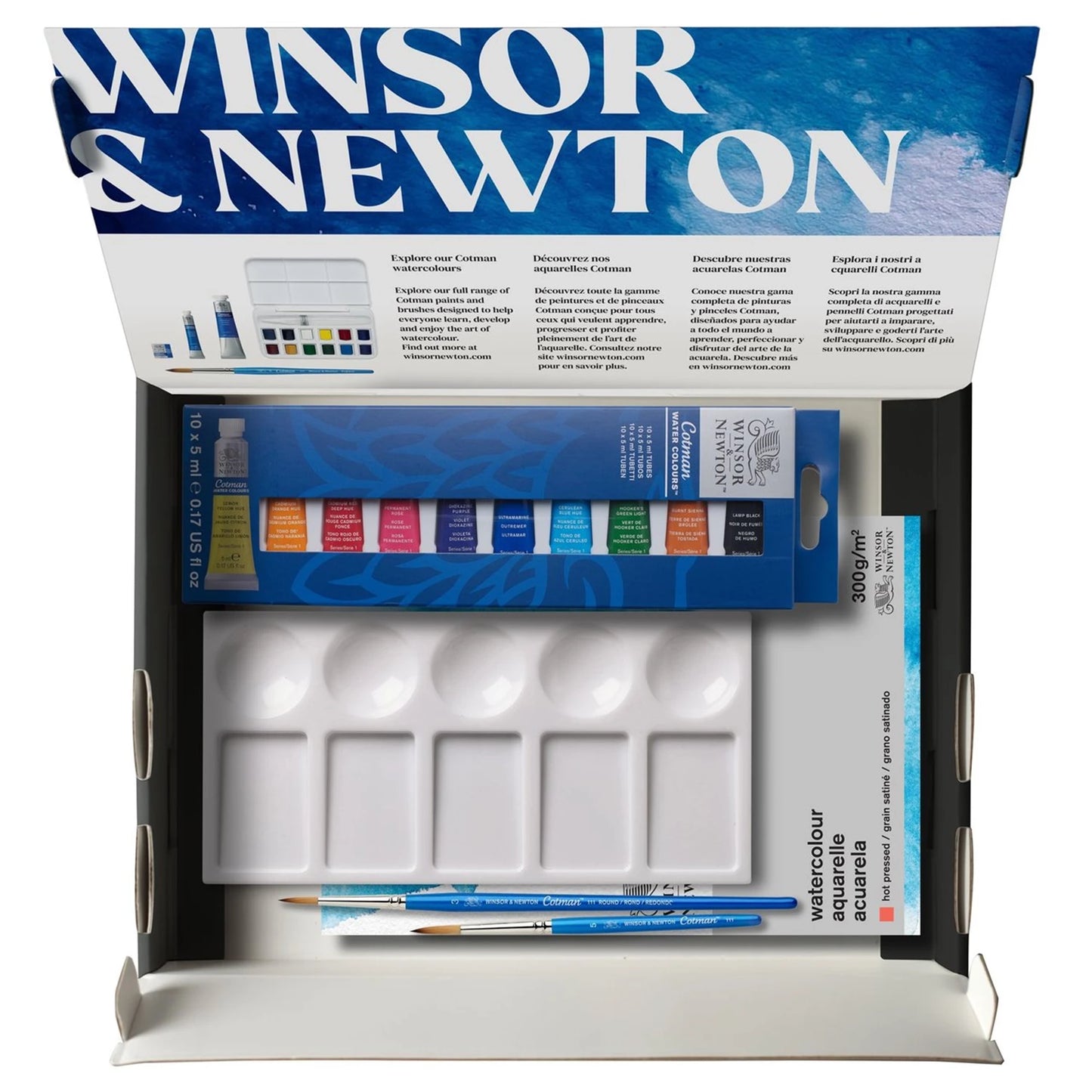 W&N COTMAN LES ESSENTIELS DE L'AQUARELLE 14PC