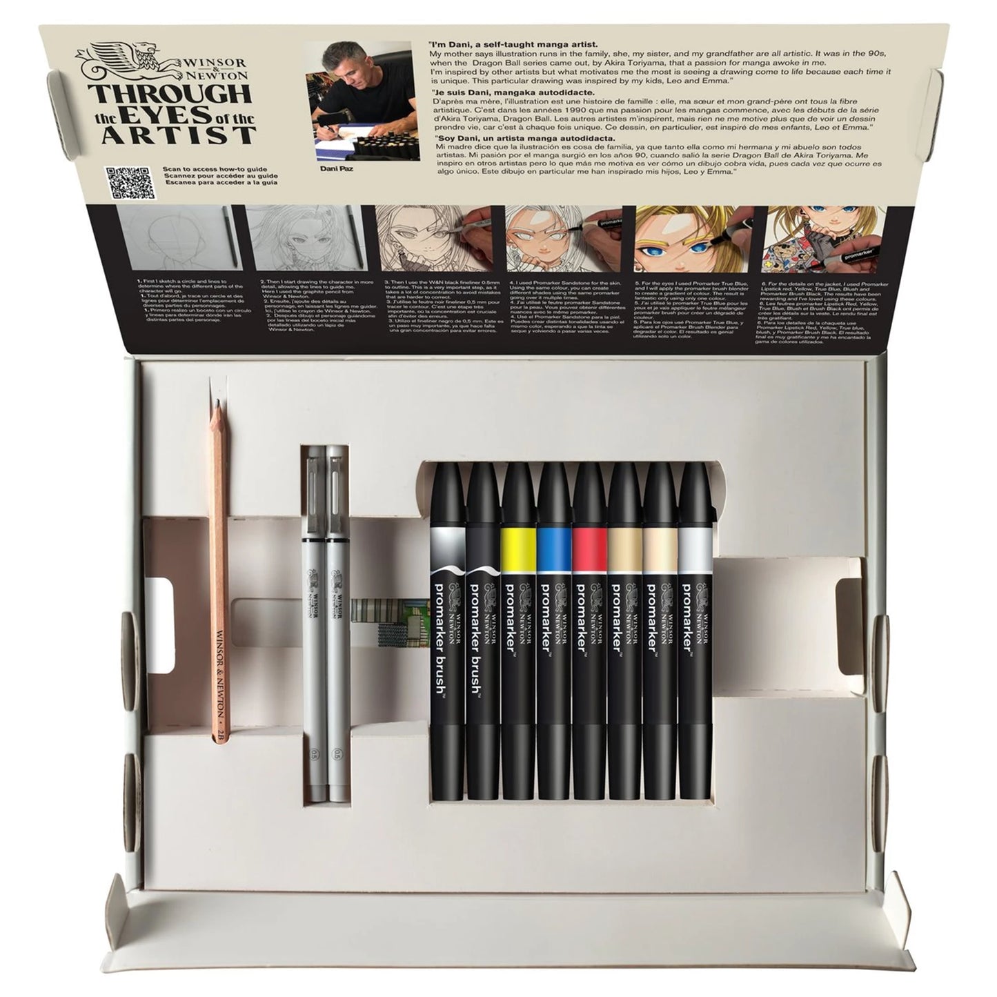 W&N COFFRET MULTIMÉDIA - MANGA