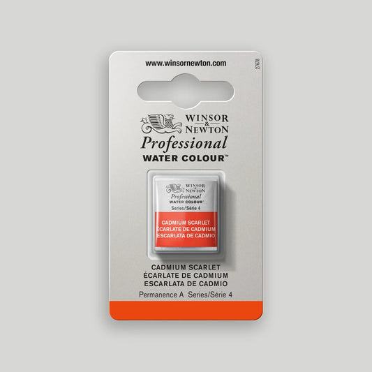 W&N PROF. AQUARELLE 1/2 GODET ROUGE CADMIUM CLAIR