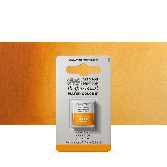 AQUARELLE W&N PROF. 1/2 GODET JAUNE DORÉ