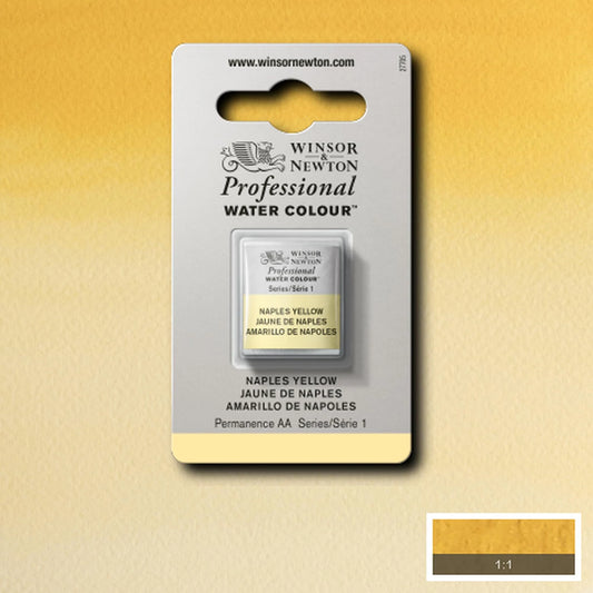 W&N PROF. AQUARELLE 1/2 GODET JAUNE DE NAPLES