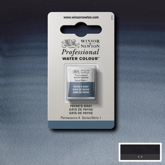 W&N PRO. AQUARELLE 1/2 GODET GRIS DE PAYNE