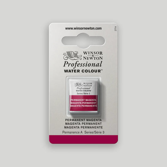 AQUARELLE W&N PROF. 1/2 GODET MAGENTA PERMANENT