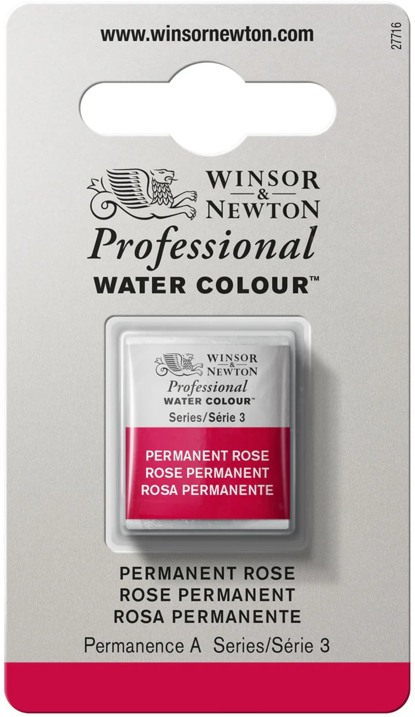 W&N PROF. AQUARELL 1/2 NÄPFCHEN PERMANENTROSÉ