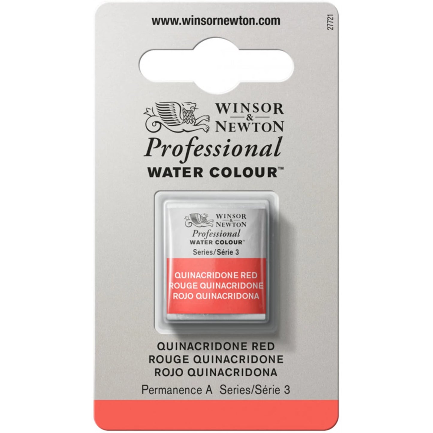 W&N PROF. AQUARELL 1/2 NÄPFCHEN CHINACRIDONROT