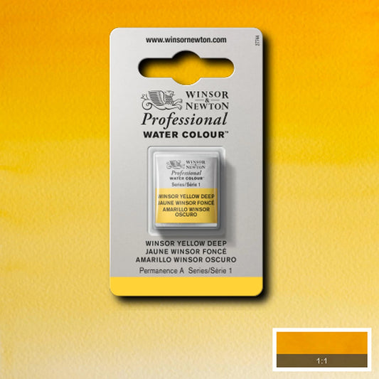 W&N AQUARELLE PROF. 1/2 GODET WINSORGELFB FONCÉ