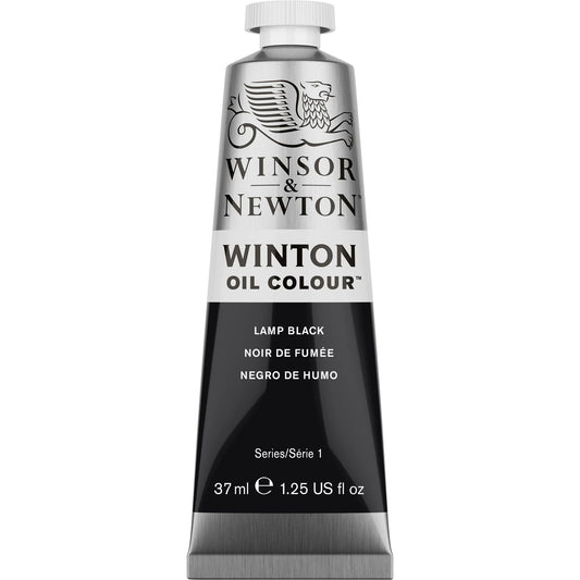 W&N WINTON HUILE TUBE 37ML NOIR DE FUMÉE