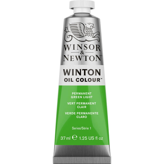 W&N WINTON HUILE TUBE DE 37ML VERT CLAIR PERMANENT