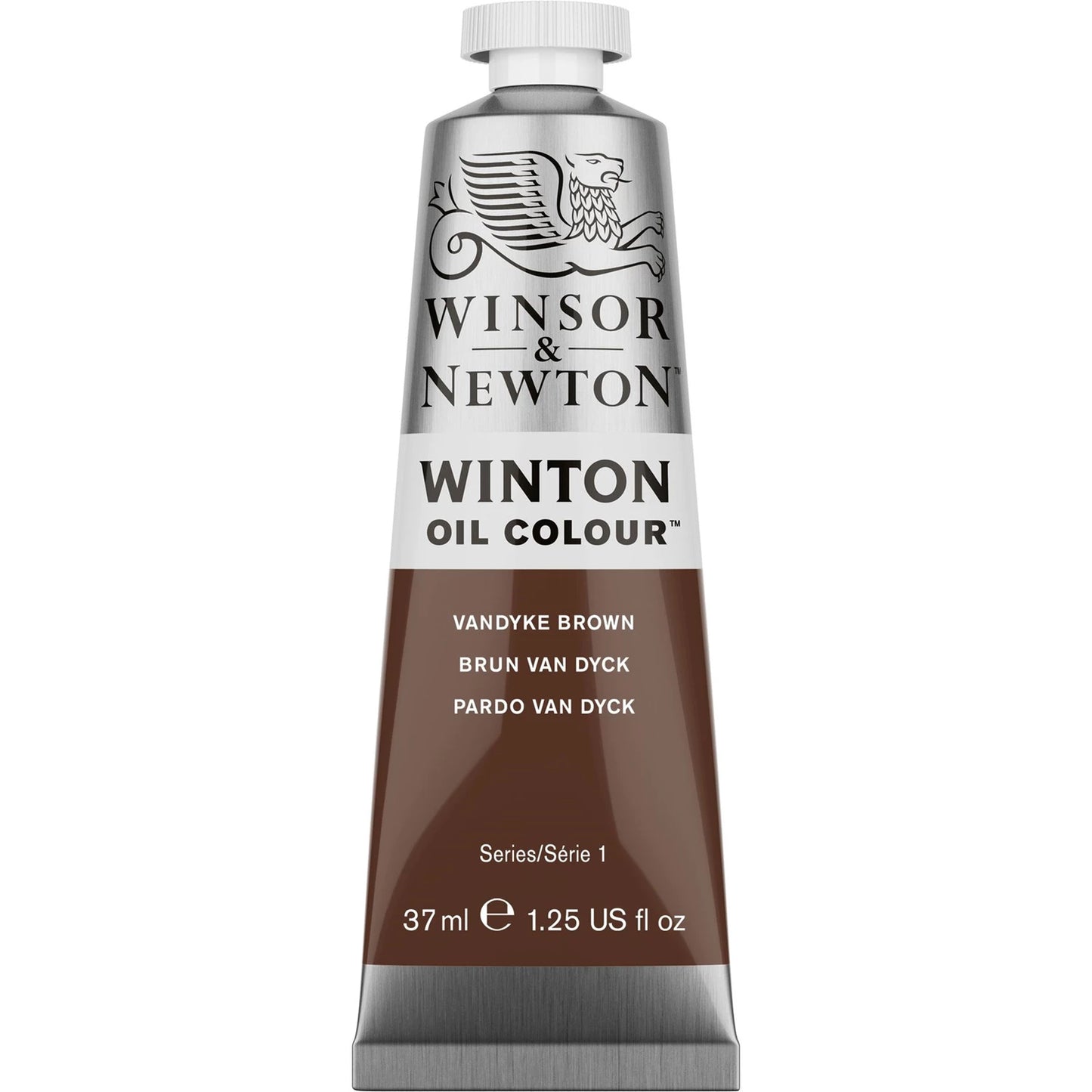 W&N WINTON PEINTURE À L'HUILE TUBE DE 37 ML BRUN VANDYKE