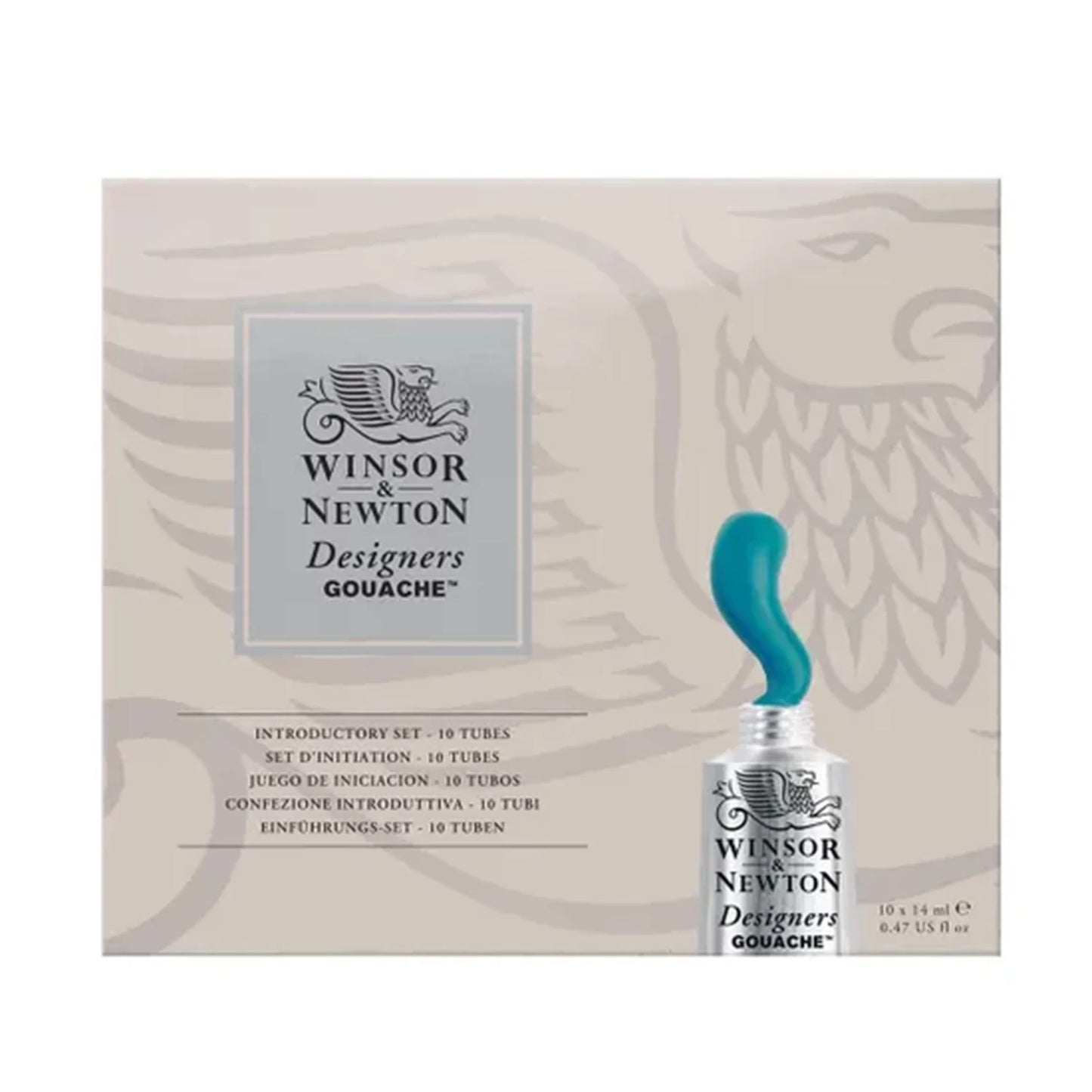 COFFRET GOUACHE DESIGNERS W&N, 10 TUBES DE 14 ML