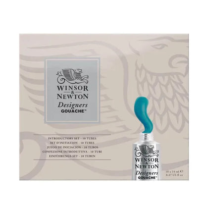 COFFRET GOUACHE DESIGNERS W&N, 10 TUBES DE 14 ML