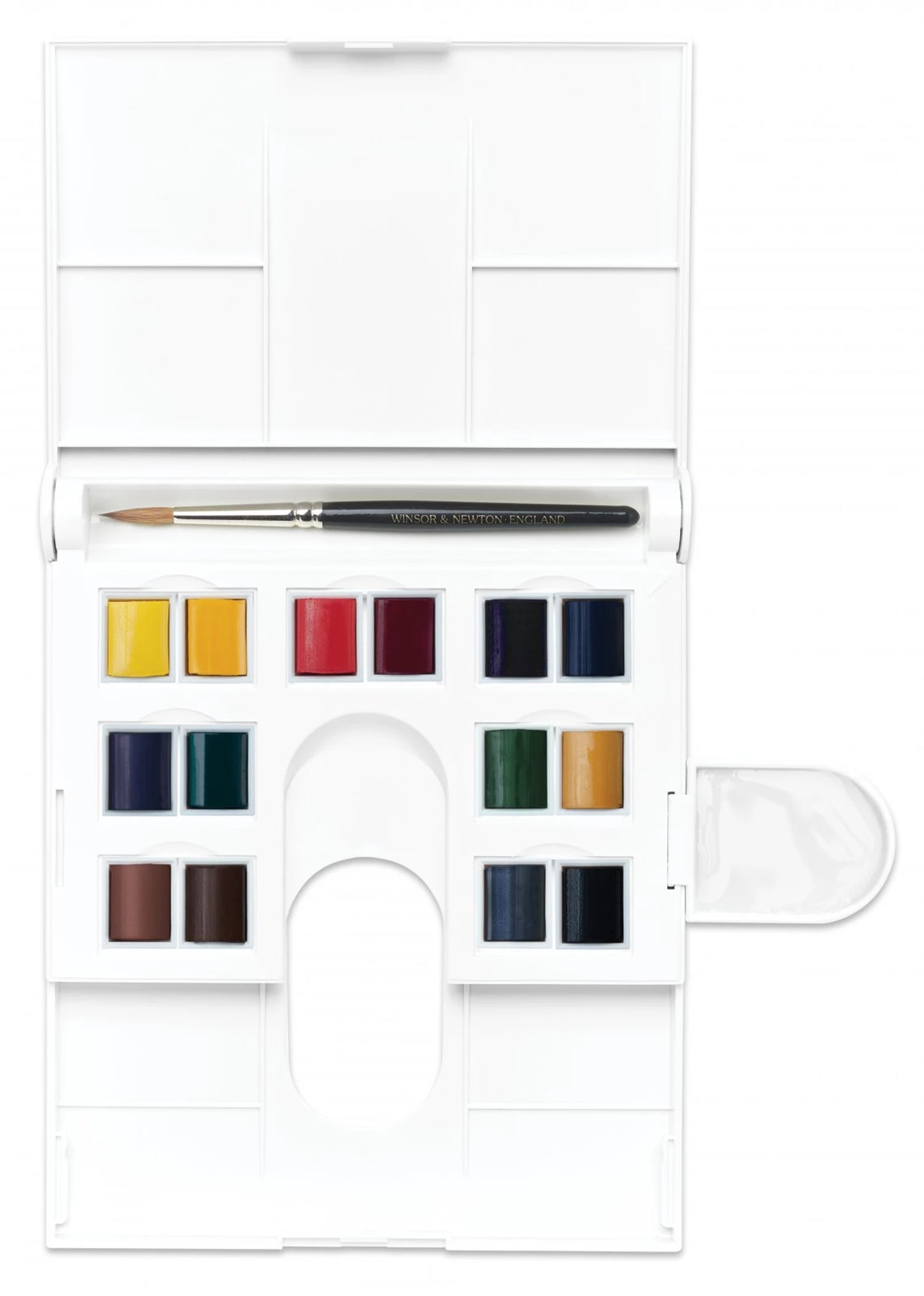 W&N PROF. COFFRET AQUARELLE DE VOYAGE 14 GODETS 1/2