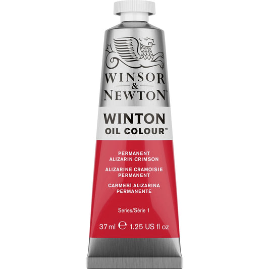 W&N WINTON HUILE TUBE DE 37 ML ALIZARINE PERMANENTE CRAMOISIE