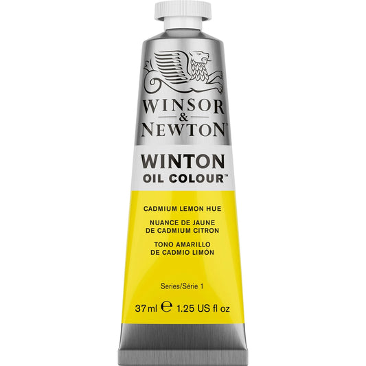 W&N WINTON HUILE TUBE 37 ML JAUNE CADMIUM CITRON