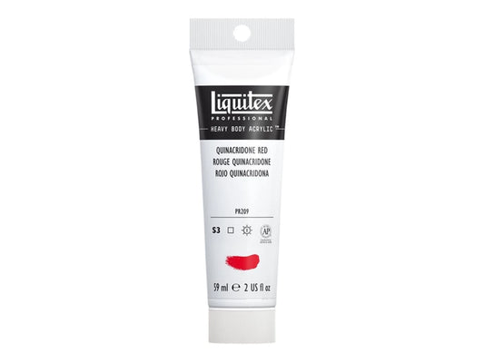 LQX PROF. PEINTURE ACRYLIQUE ÉPAISSE TUBE 59 ML ROUGE QUINACRIDONE