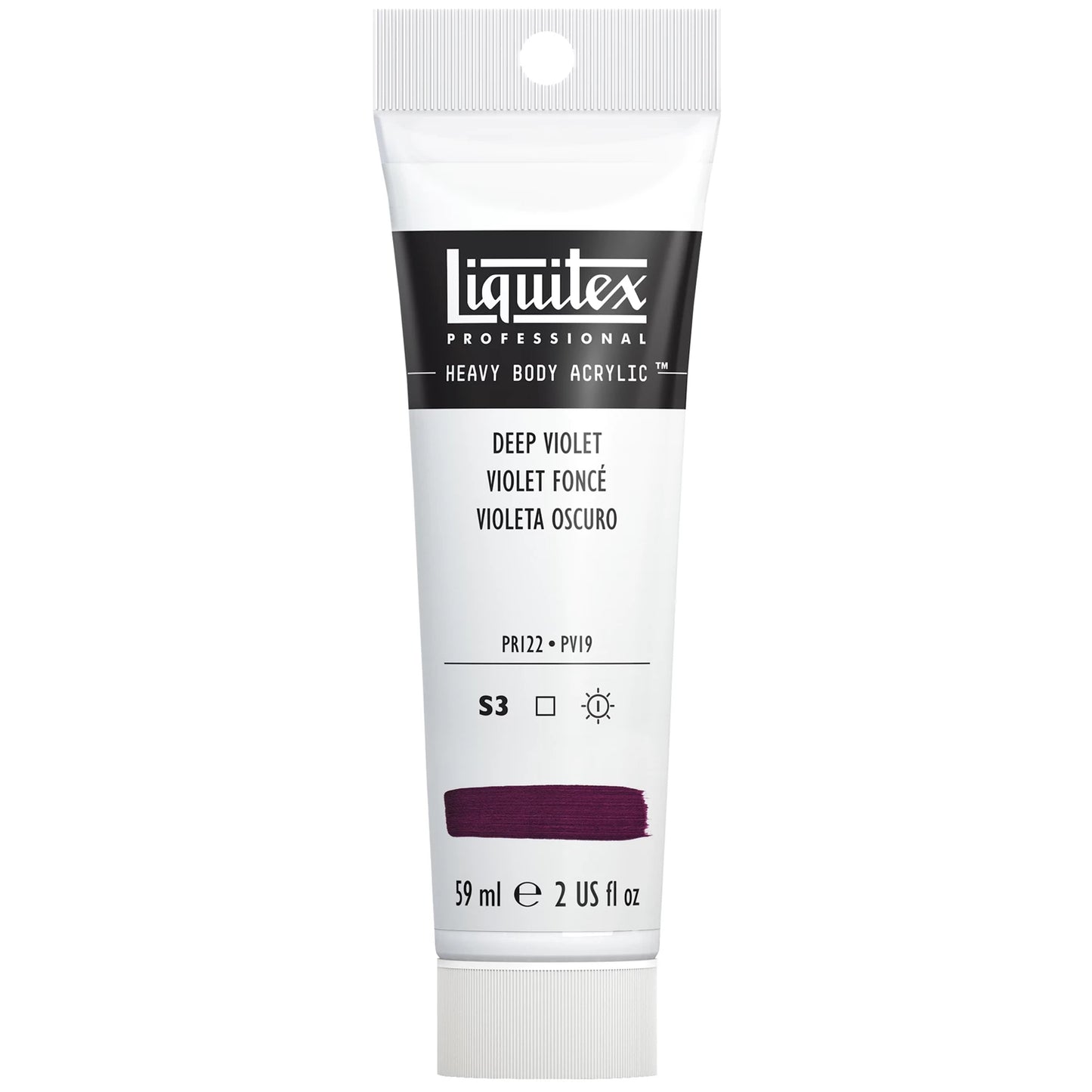LQX PROF. PEINTURE ACRYLIQUE ÉPAISSE TUBE 59 ML VIOLET FONCÉ