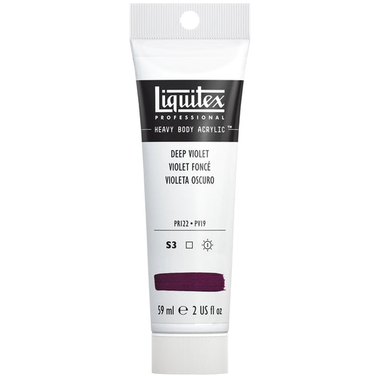LQX PROF. PEINTURE ACRYLIQUE ÉPAISSE TUBE 59 ML VIOLET FONCÉ