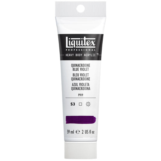 LQX PROF. PEINTURE ACRYLIQUE ÉPAISSE TUBE DE 59 ML BLEU QUINACRIDONE