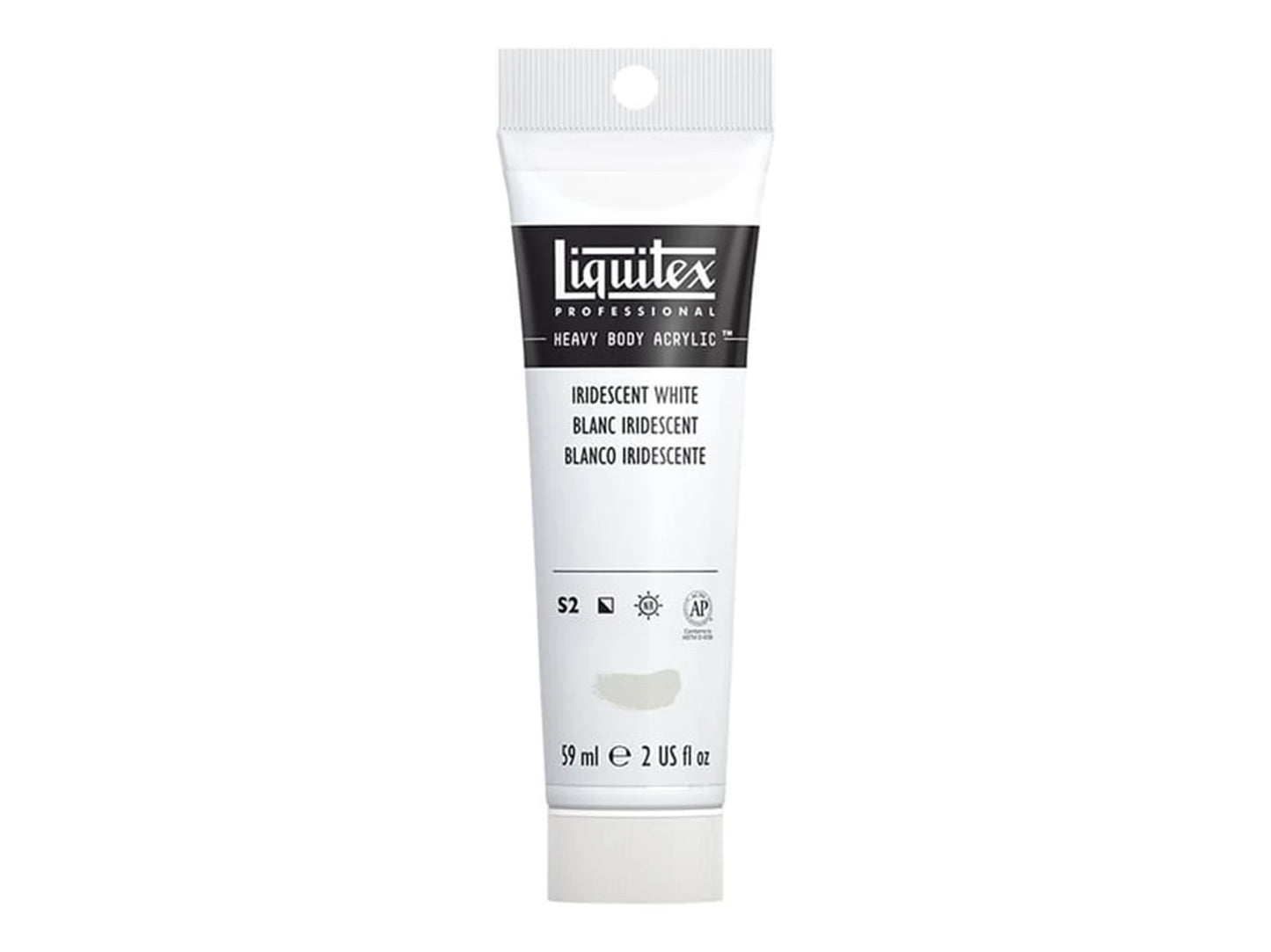 LQX PEINTURE ACRYLIQUE HAUTE VISCOSITÉ EN TUBE DE 59 ML BLANC IRISÉ