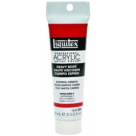 LQX PROF. PEINTURE ACRYLIQUE ÉPAISSE TUBE 59 ML ROUGE NAPHTOL CARMIN