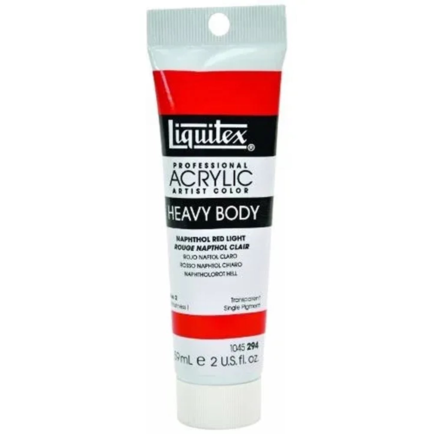 LQX PROF. PEINTURE ACRYLIQUE HAUTE VISCOSITÉ TUBE 59 ML ROUGE NAPHTALIQUE CLAIR