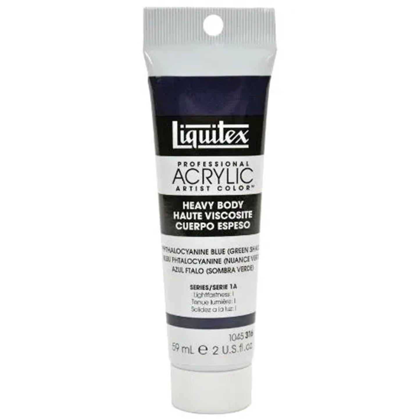 LQX PROF. PEINTURE ACRYLIQUE ÉPAISSE TUBE 59 ML BLEU PHTALO (VERT)