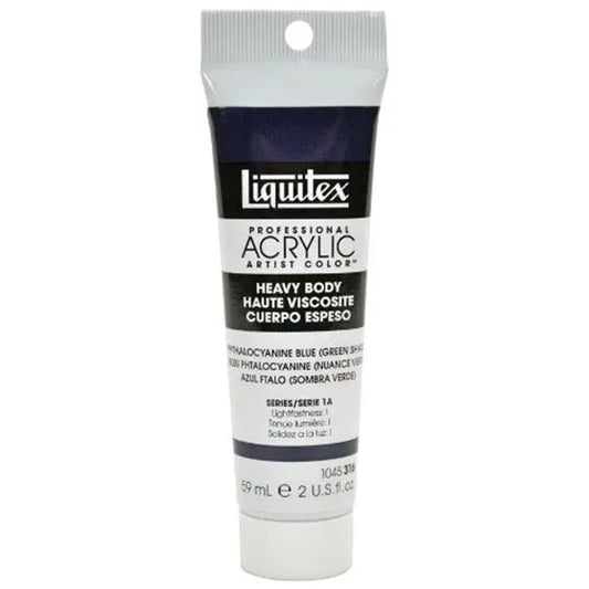 LQX PROF. PEINTURE ACRYLIQUE ÉPAISSE TUBE 59 ML BLEU PHTALO (VERT)