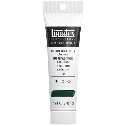 LQX PROF. PEINTURE ACRYLIQUE ÉPAISSE TUBE 59 ML VERT PHTALO (BLEU)