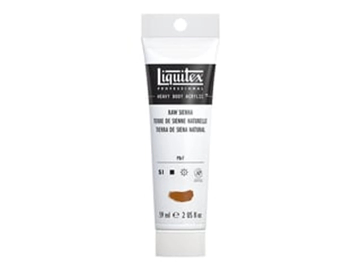LQX PROF. COULEUR ACRYLIQUE ÉPAISSE TUBE 59 ML TERRE DE SIENNE NATURELLE