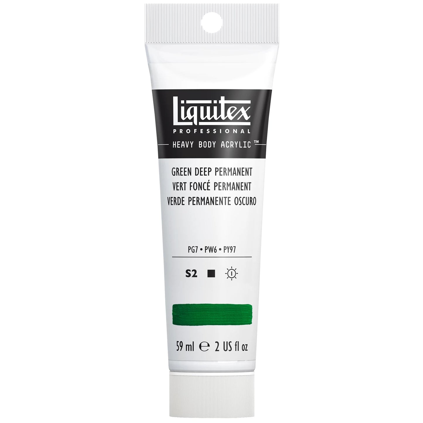LQX PEINTURE ACRYLIQUE ÉPAISSE TUBE 59 ML VERT FONCÉ PERMANENT