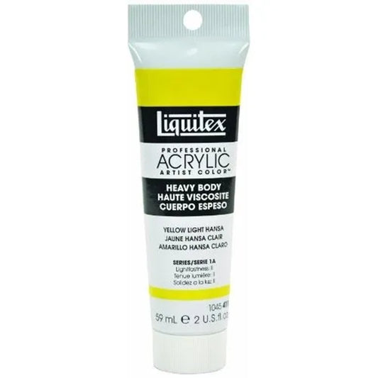 LQX PROF. PEINTURE ACRYLIQUE ÉPAISSE TUBE 59 ML JAUNE HANSACLAIR