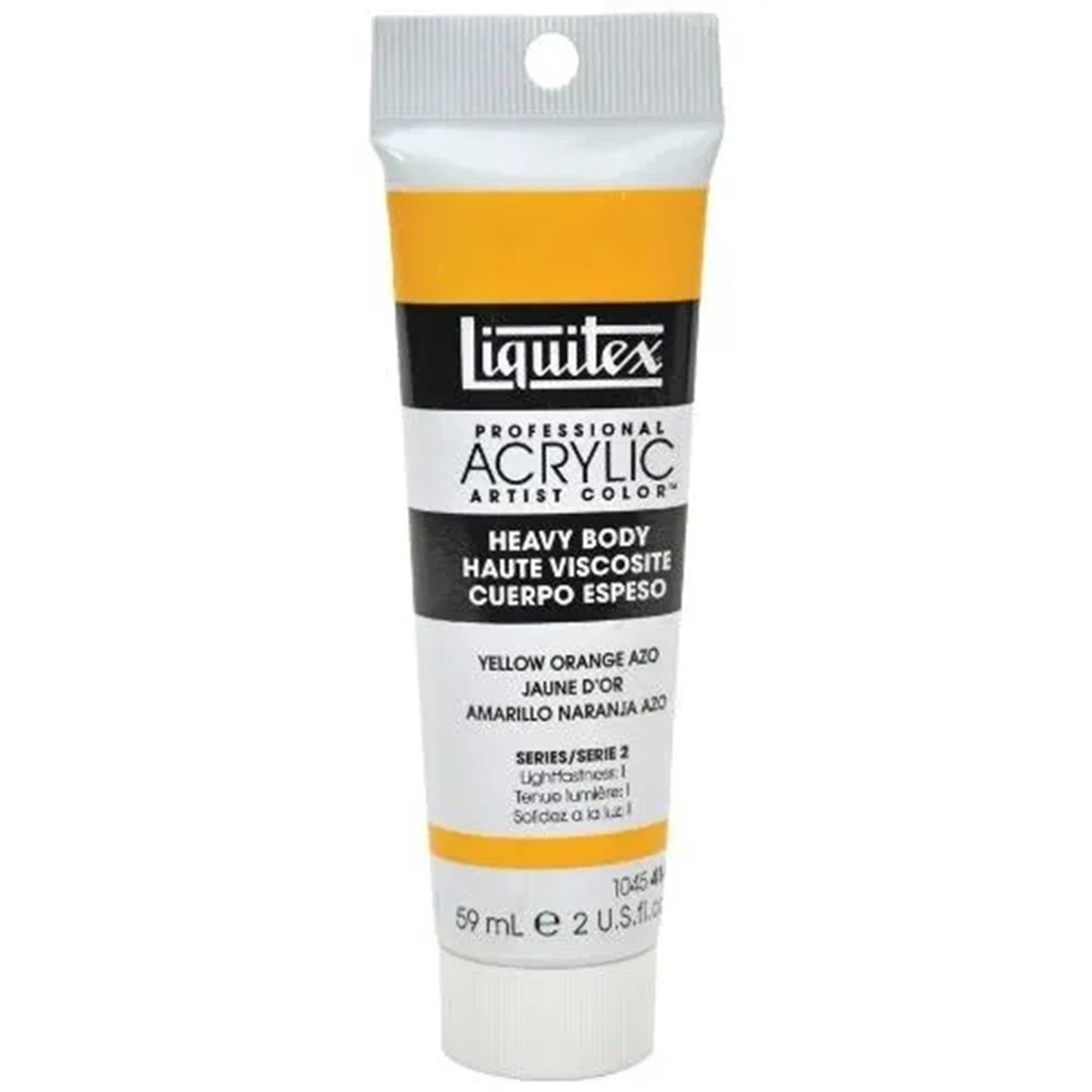 LQX PROF. PEINTURE ACRYLIQUE ÉPAISSE TUBE DE 59 ML JAUNE ORANGE AZO