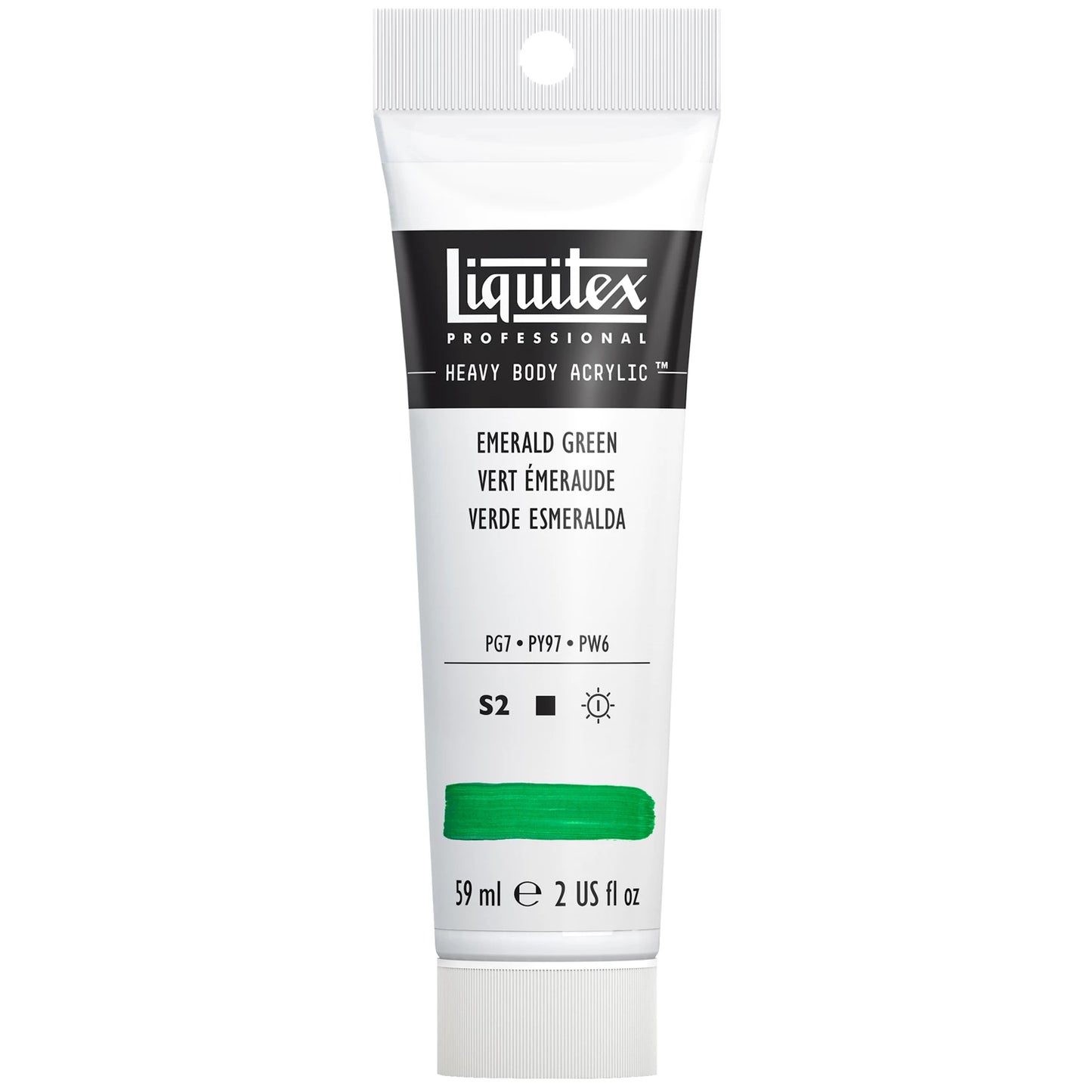 LQX PROF. PEINTURE ACRYLIQUE ÉPAISSE TUBE 59 ML VERT ÉMERAUDE