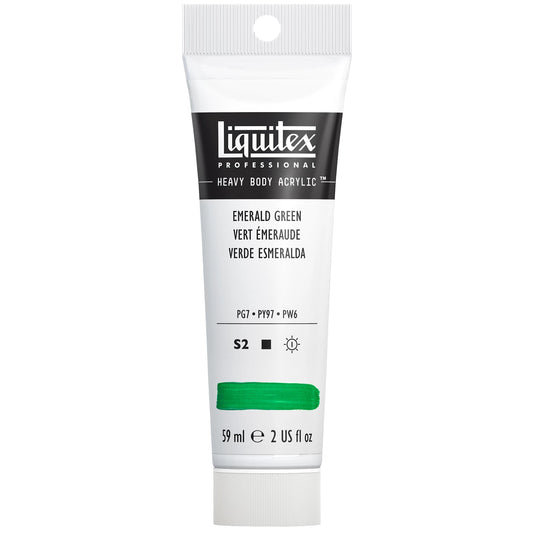 LQX PROF. PEINTURE ACRYLIQUE ÉPAISSE TUBE 59 ML VERT ÉMERAUDE