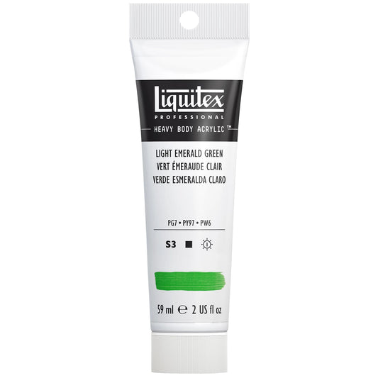 LQX PROF. PEINTURE ACRYLIQUE ÉPAISSE TUBE 59 ML VERT ÉMERAUDE CLAIR