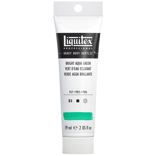 LQX PROF. PEINTURE ACRYLIQUE ÉPAISSE TUBE 59 ML VERT D'EAU LUMINEUX