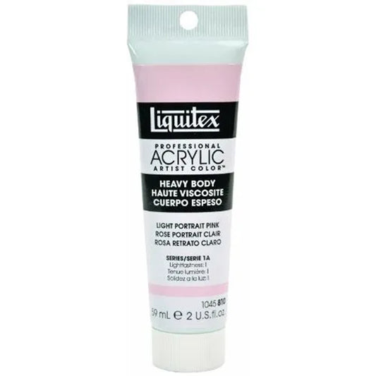 LQX PEINTURE ACRYLIQUE ÉPAISSE TUBE DE 59 ML ROSE CLAIR